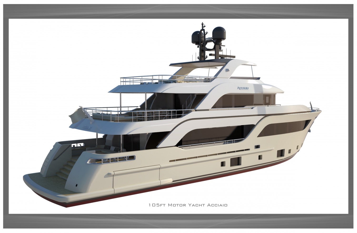 105ft motor yacht Acciaio 3