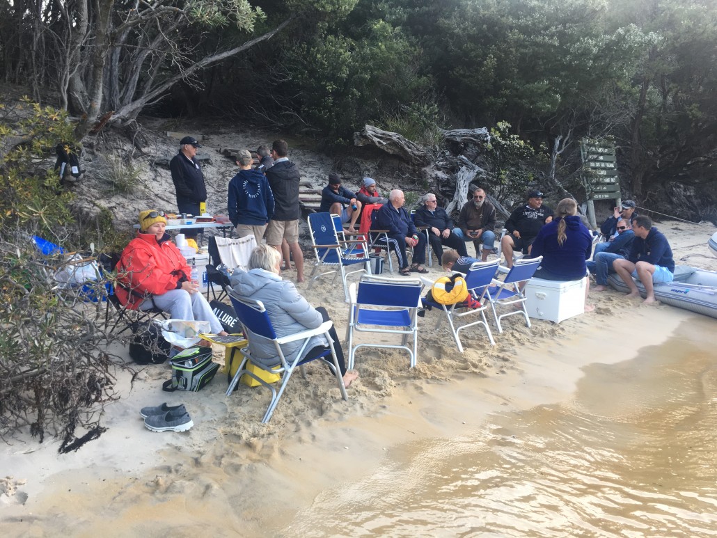 Barbecue on the beach